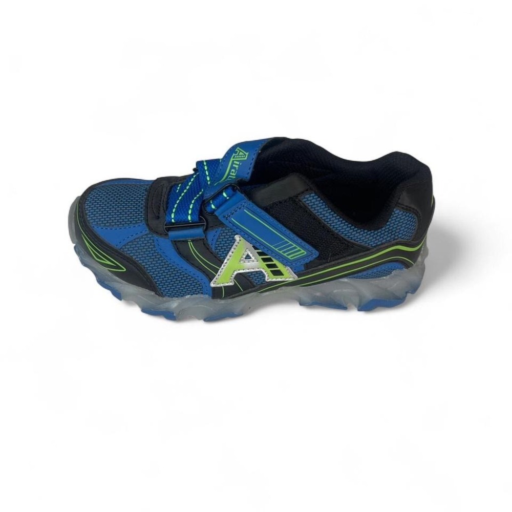 Airators Boys‎ Blue Black Athletic Sneakers Memory Foam Shoes Size 2